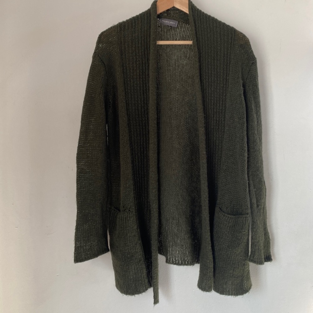 Wooden Ships Xs/S Knit Open Front Cardigan